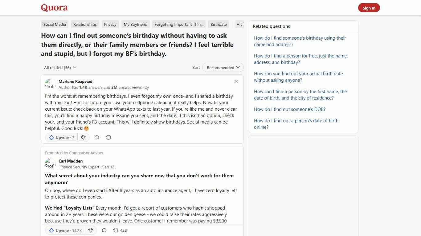 How to find out someone’s birthday without having to ask them directly, or their family members or friends - Quora