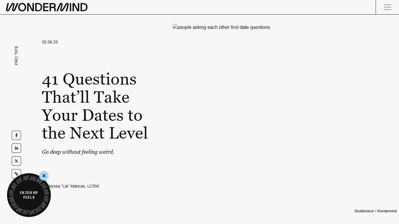 35 First Date Questions to Ask Anyone